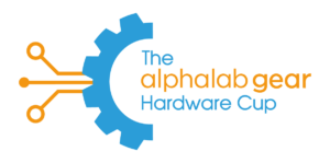 The AlphaLab Gear Hardware Cup Logo