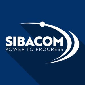 SIBACOM Logo. Power to Progress