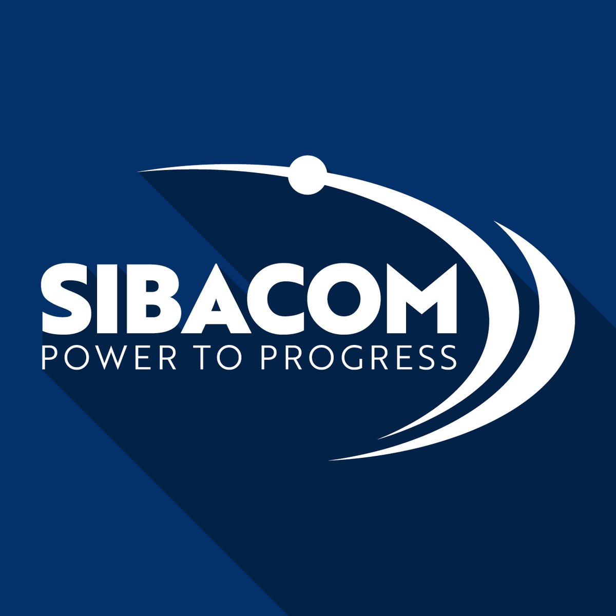 SIBACOM Logo. Power to Progress
